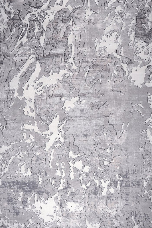 Ruby Abstract Grey Rug