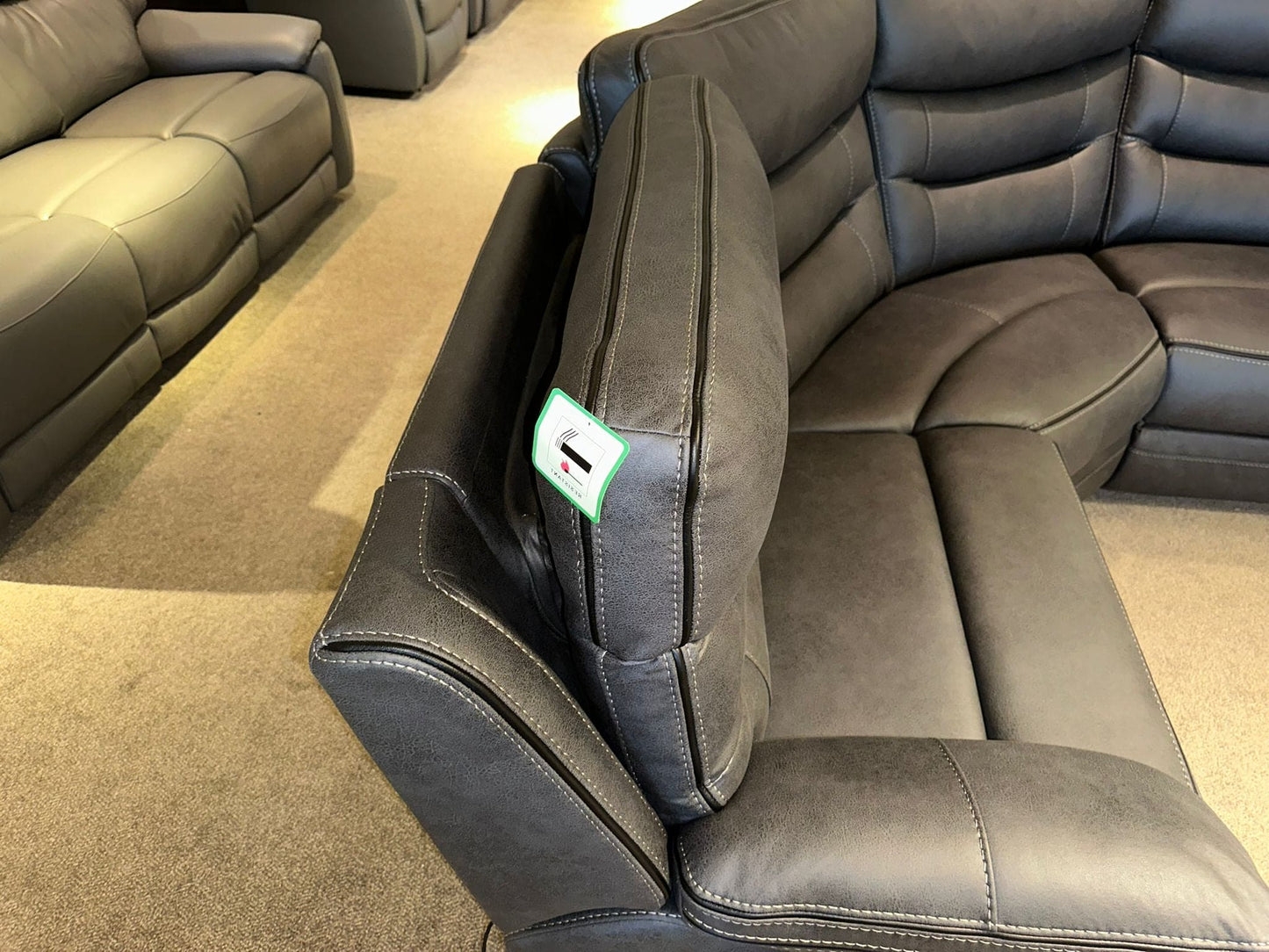 Cinema Corner Sofa - Smart Tech Power Recliner With Drinks Coolers & Extensive Features - 2C1C
