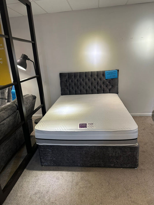 This Whole Bed -  “ Moon Stone “ Extra Firm  1000 Pocket Sprung Mattress & Divan Bed Package With 2 Draws | Available In 3ft Single, 4'6ft Double or 5ft King