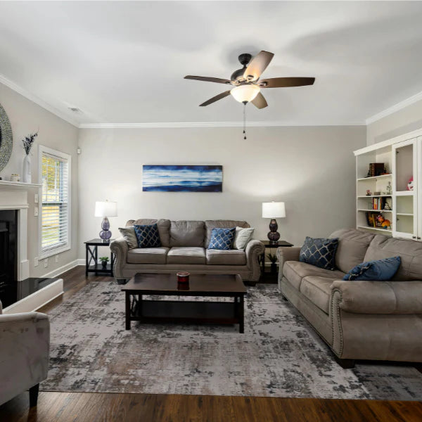 Lorenz Brushstroke Texture Cream Rug