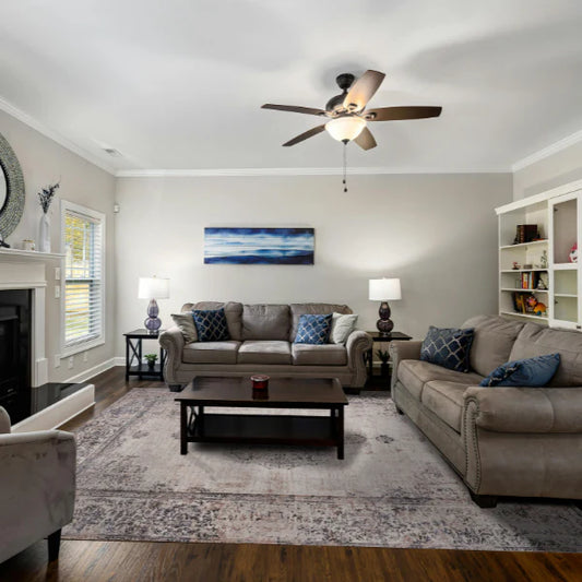 Lorenz Vintage Medallion Cream Beige Rug