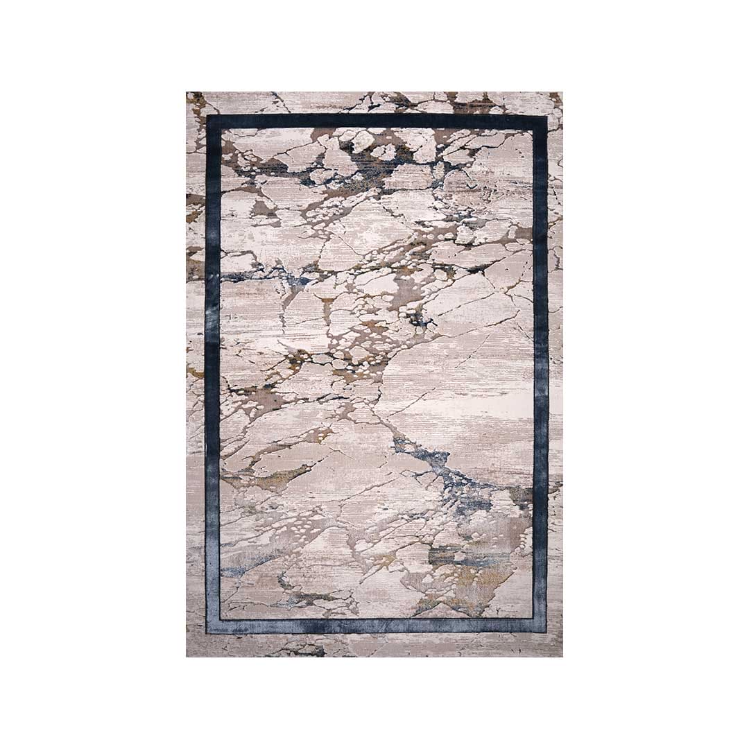 Ruby Marble White & Blue Rug