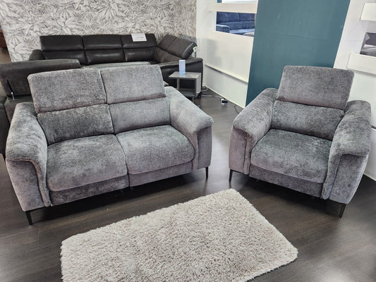 Tahiti Electric Recliner 2 Seater Sofa With USB Charging Ports & Adjustable Headrests