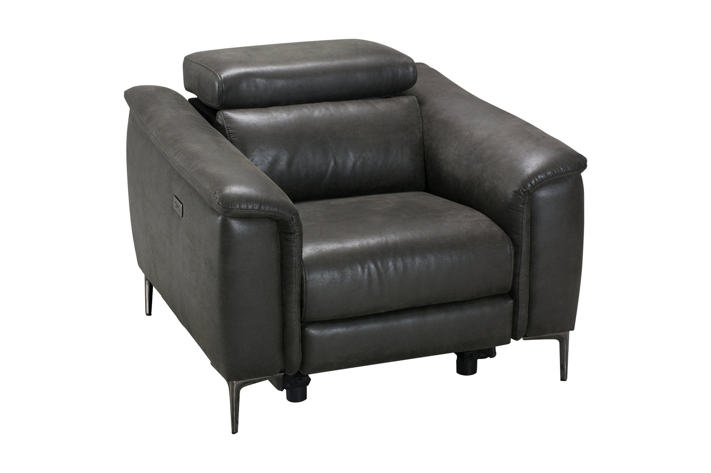 Tahithi Suede Electric Recliner Sofa Range With USB Charging Ports & Adjustable Headrests