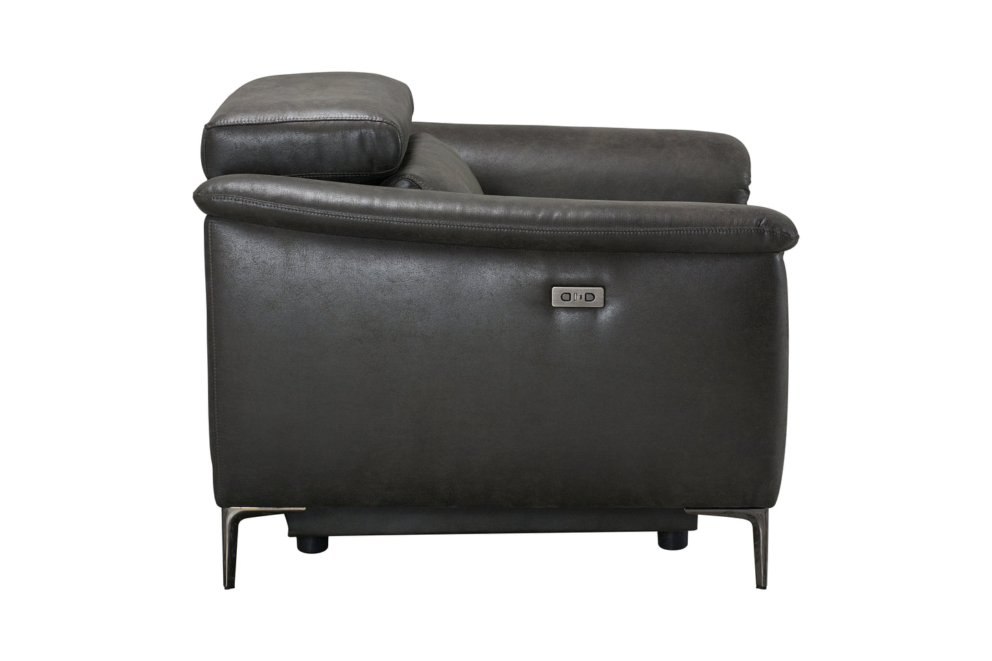 Tahithi Suede Electric Recliner Sofa Range With USB Charging Ports & Adjustable Headrests