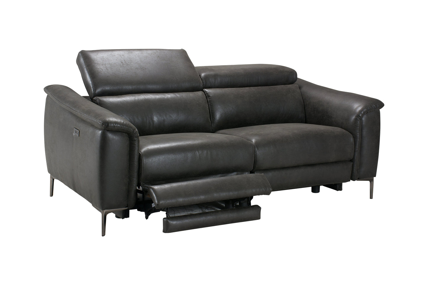 Tahithi Suede Electric Recliner Sofa Range With USB Charging Ports & Adjustable Headrests