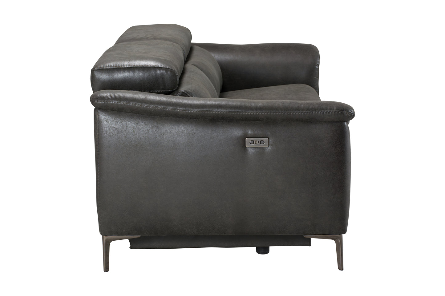 Tahithi Suede Electric Recliner Sofa Range With USB Charging Ports & Adjustable Headrests