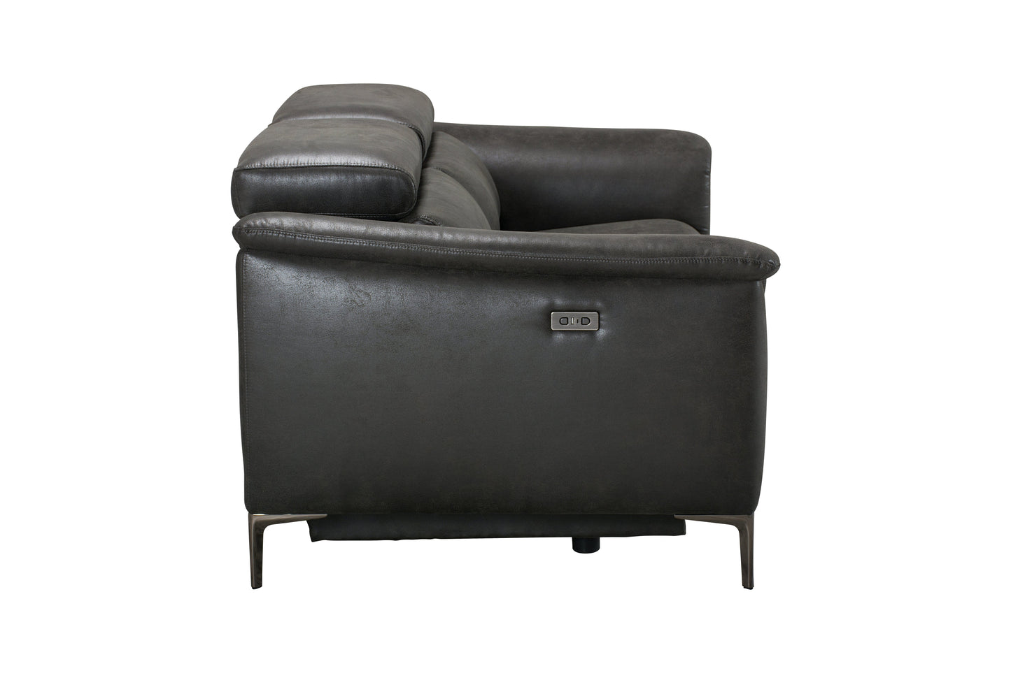 Tahithi Suede Electric Recliner Sofa Range With USB Charging Ports & Adjustable Headrests