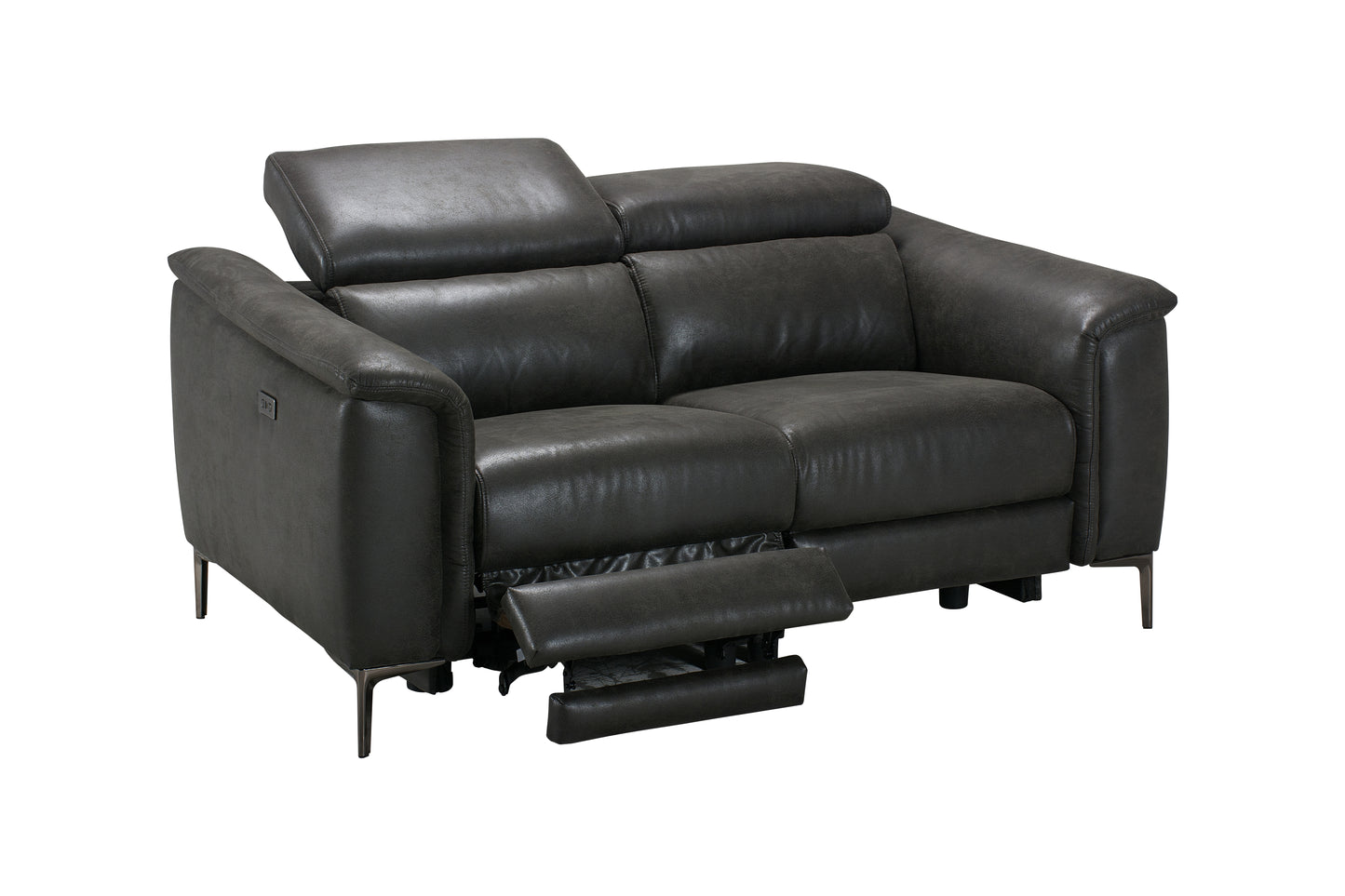 Tahithi Suede Electric Recliner Sofa Range With USB Charging Ports & Adjustable Headrests