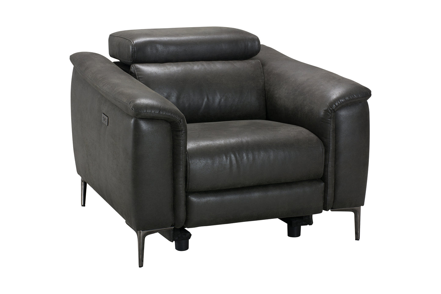 Tahithi Suede Electric Recliner Sofa Range With USB Charging Ports & Adjustable Headrests