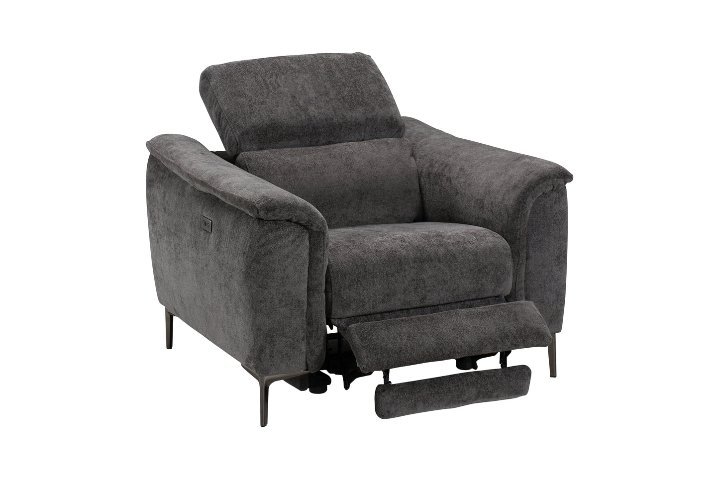 Tahiti Fabric Electric Recliner Sofa Range With USB Charging Ports & Adjustable Headrests
