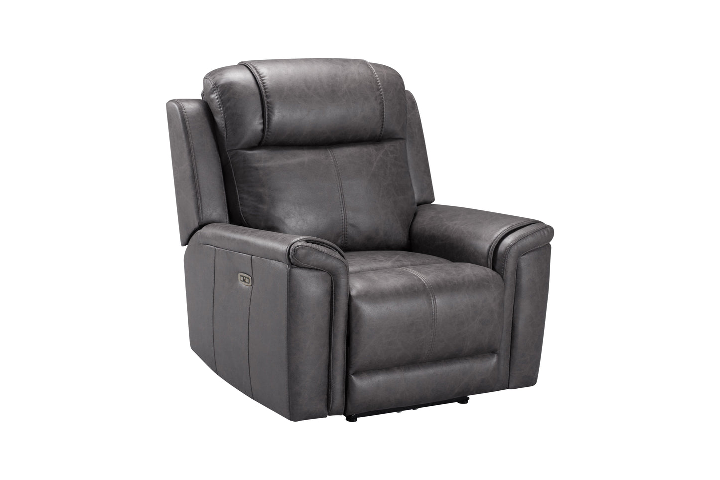 Back In Stock October 5th - Charles Electric / Power Reclining Charcoal Grey Resilience Fabric Sofa Range | Power Headrests | USB Charging & Drinks Tray Table Plus High Seating & Backrest Position | Couch