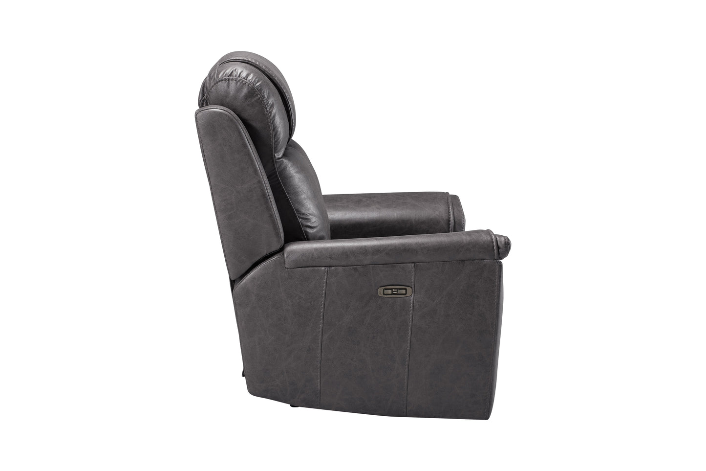 Back In Stock October 5th - Charles Electric / Power Reclining Charcoal Grey Resilience Fabric Sofa Range | Power Headrests | USB Charging & Drinks Tray Table Plus High Seating & Backrest Position | Couch