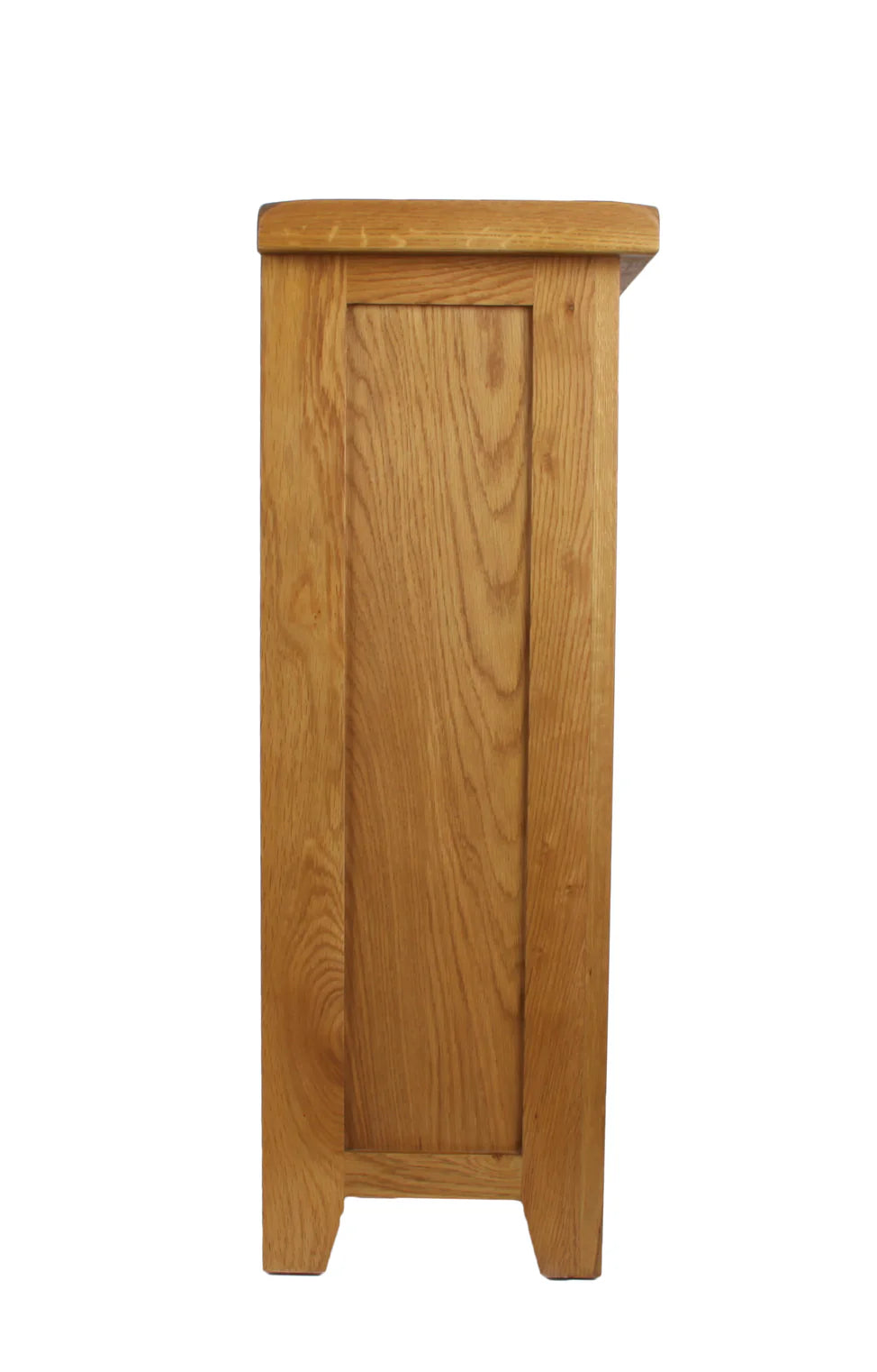Torino Low Real Hardwood Oak Bookcase