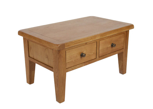 Torino Real Hardwood Oak Coffee Table