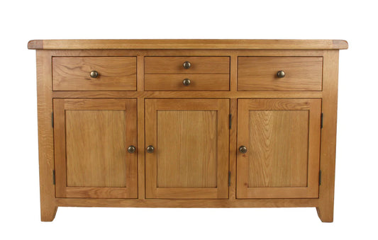 Torino Real Hardwood Oak Large Sideboard