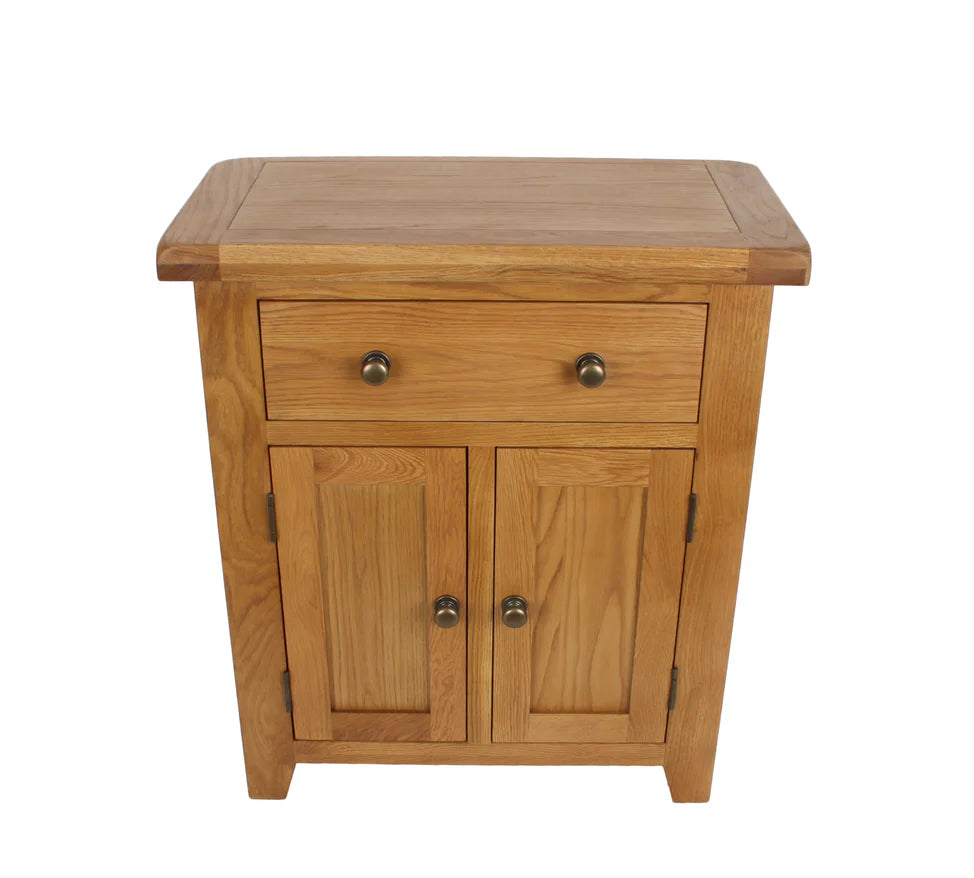Tornio Real Hardwood Oak Mini Sideboard