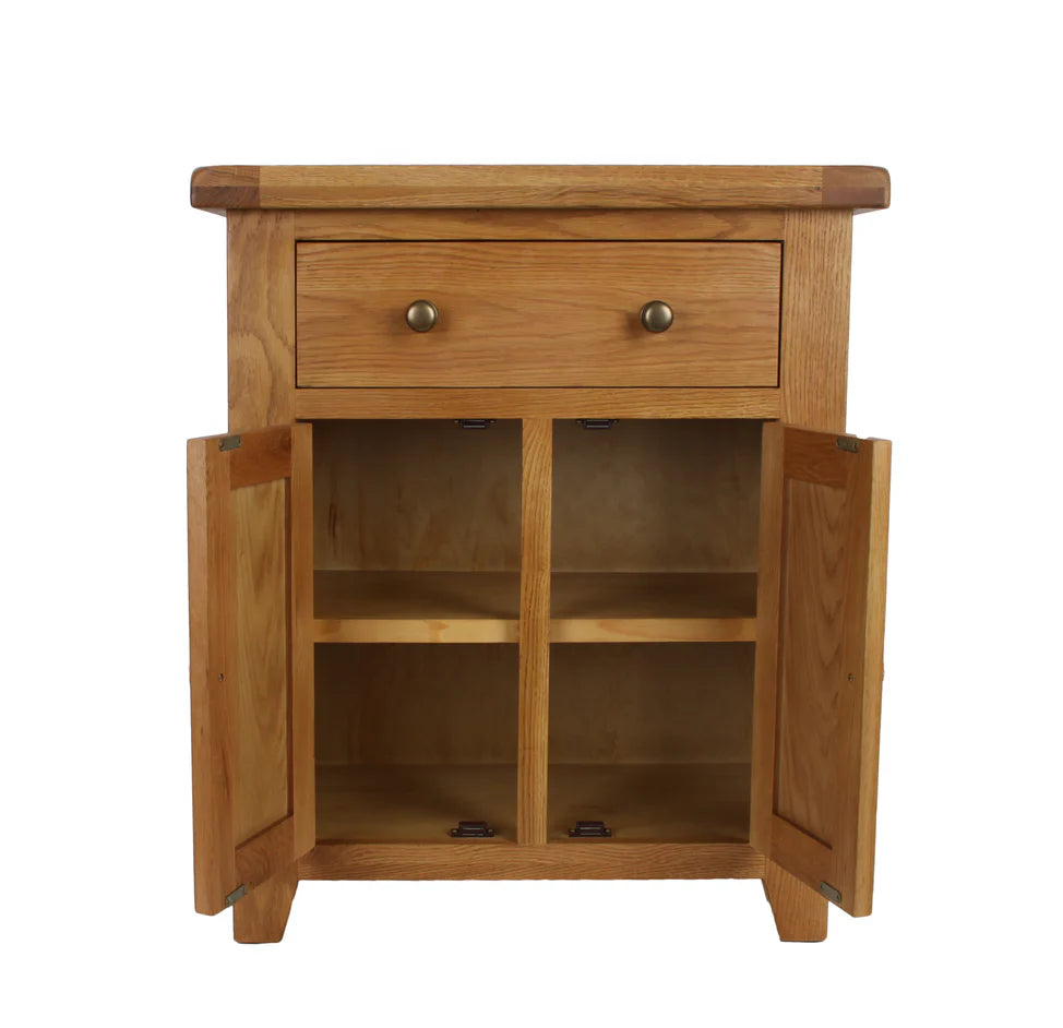 Tornio Real Hardwood Oak Mini Sideboard