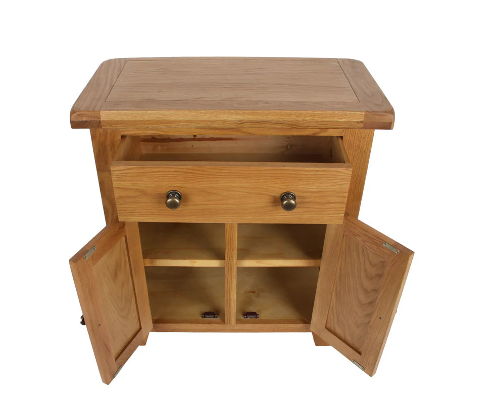 Tornio Real Hardwood Oak Mini Sideboard