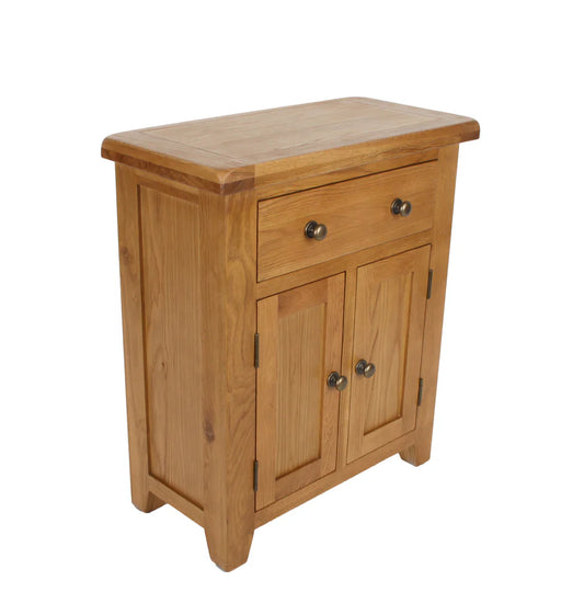 Tornio Real Hardwood Oak Mini Sideboard