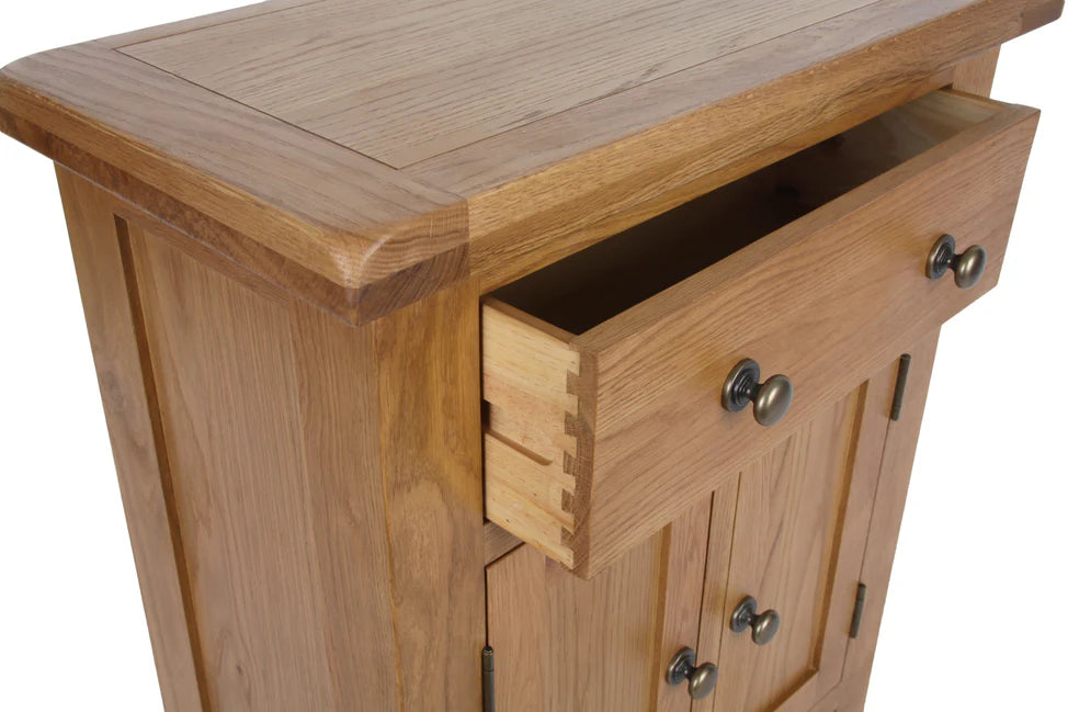 Tornio Real Hardwood Oak Mini Sideboard