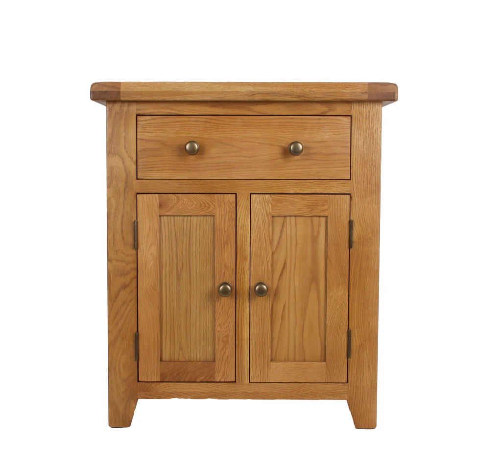 Tornio Real Hardwood Oak Mini Sideboard