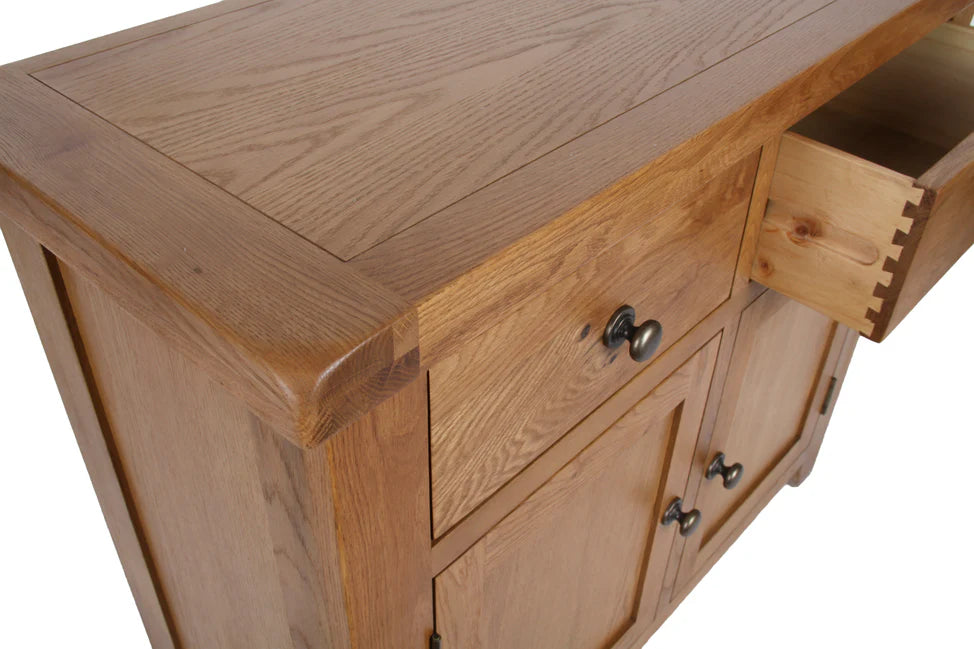 Torino Real Hardwood Oak Medium Sideboard