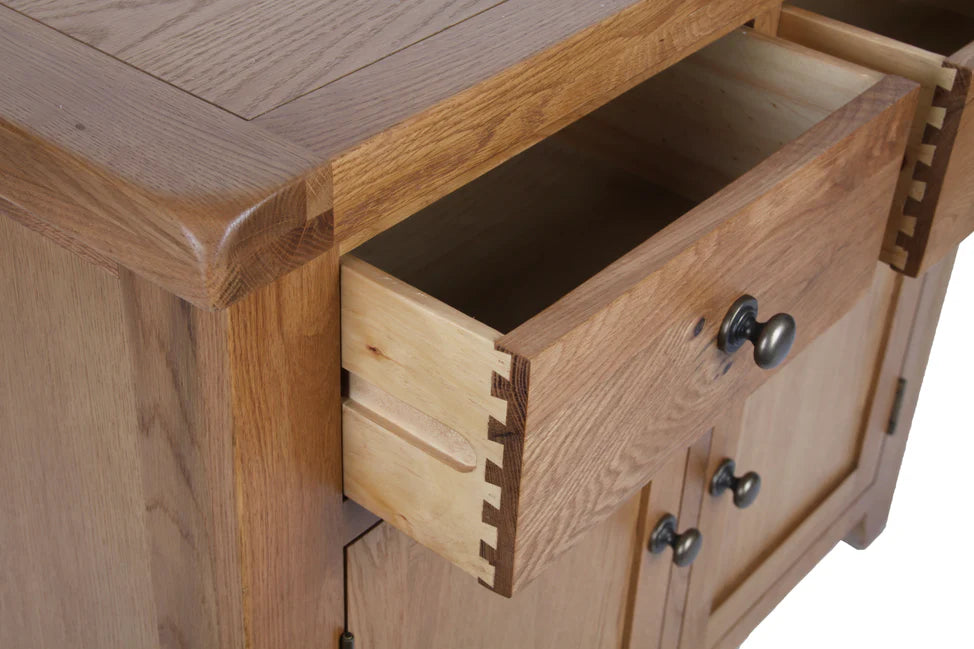 Torino Real Hardwood Oak Medium Sideboard