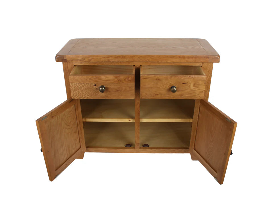 Torino Real Hardwood Oak Medium Sideboard