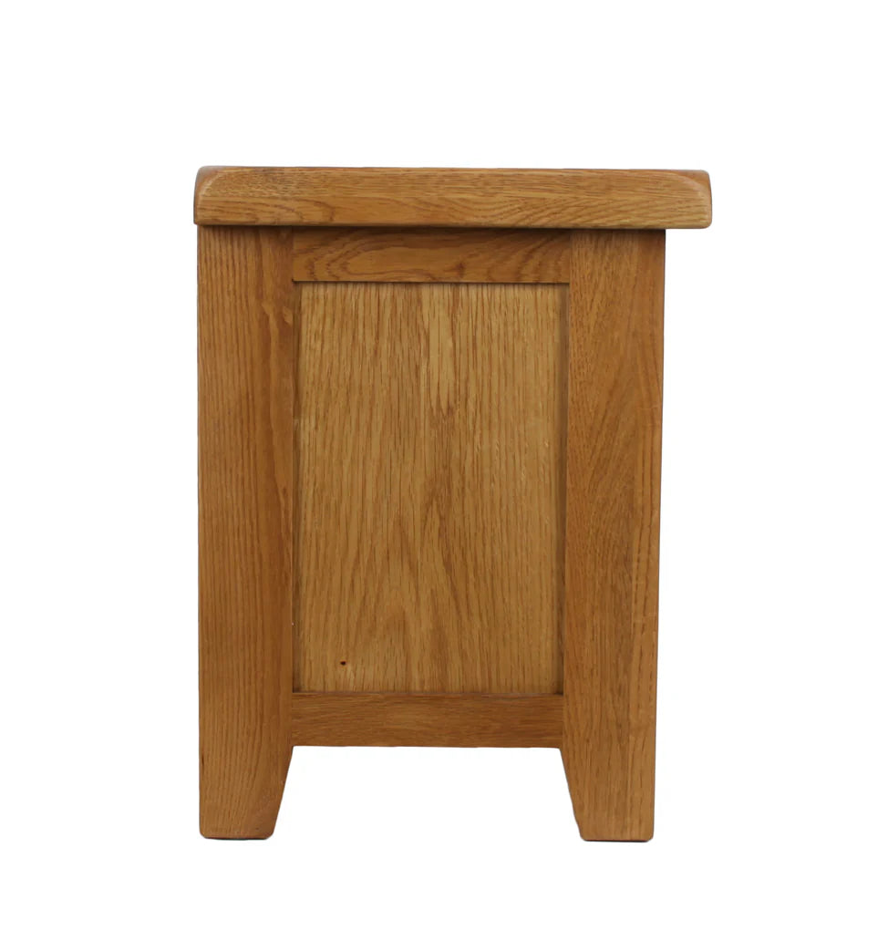 Torino Small Real Hardwood Oak TV Unit