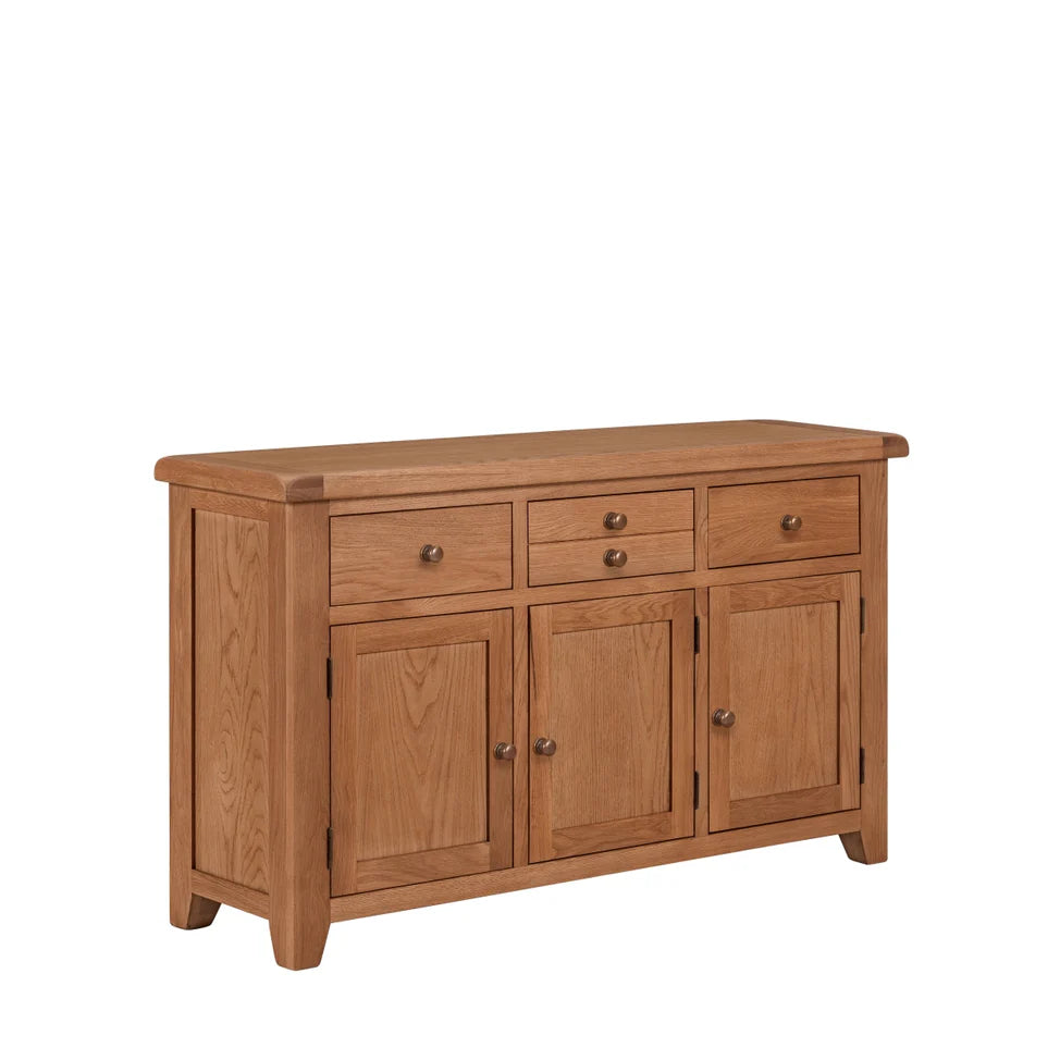 Torino Real Hardwood Oak Large Sideboard