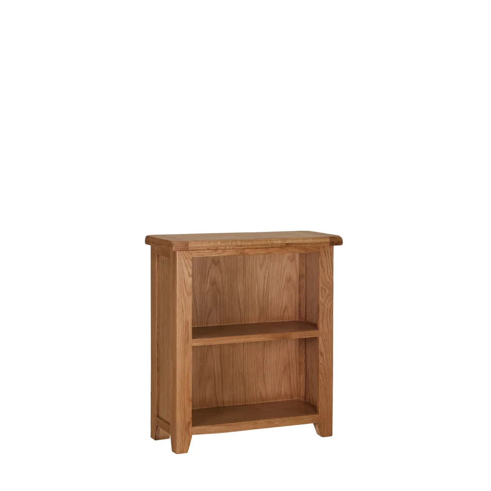 Torino Low Real Hardwood Oak Bookcase