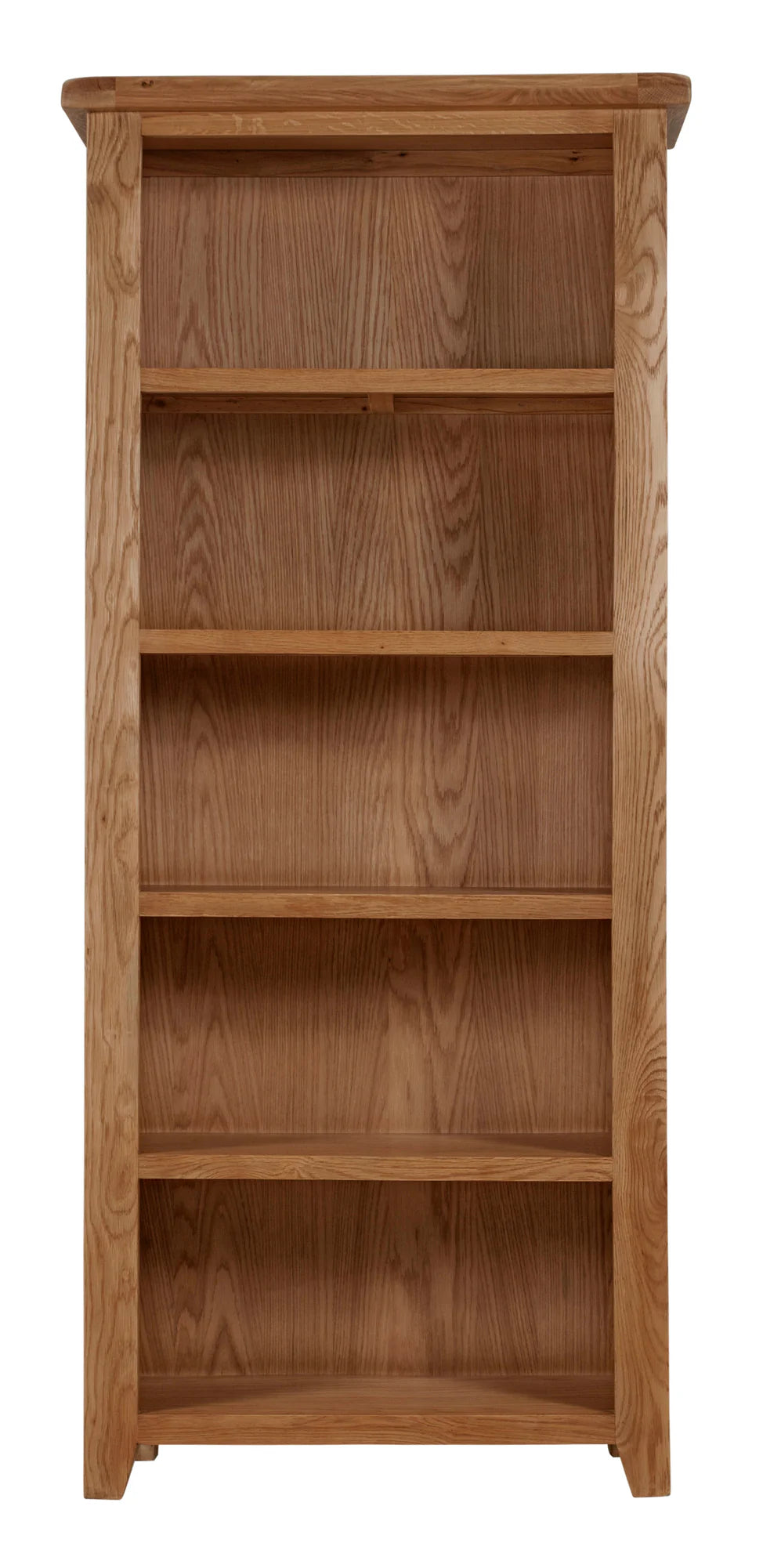 Torino Tall Real Hardwood Oak Bookcase