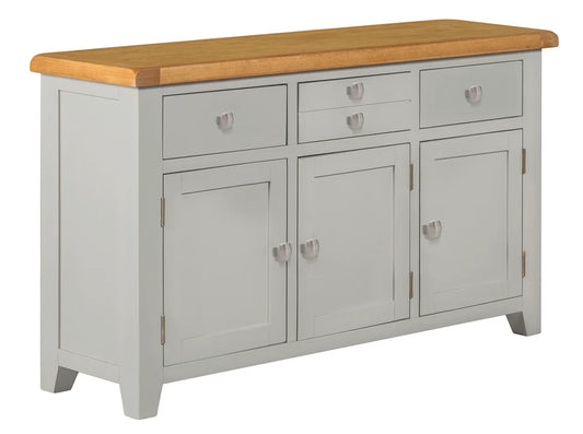 Lucca Real Hardwood Oak Large Sideboard