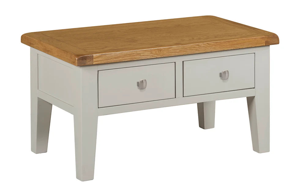 Lucca Real Hardwood Oak Coffee Table