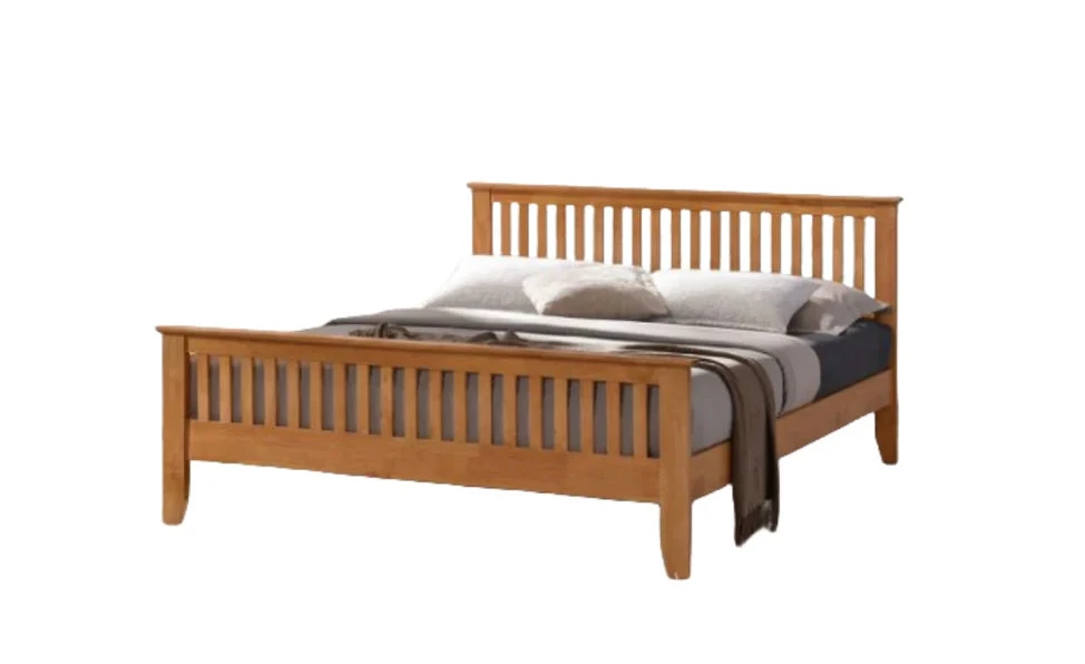 Torino 5'ft Double Real Hardwood Oak Bed Frame
