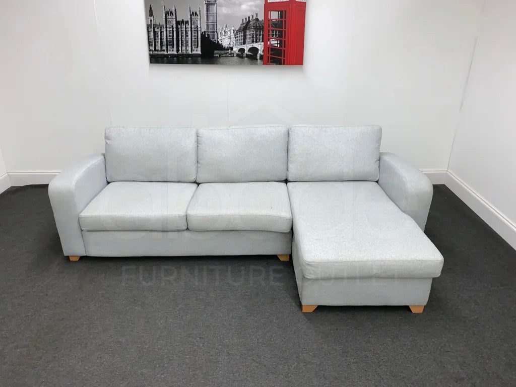 Dfs Layla Grey Fabric Chaise/Corner Sofa Sofas