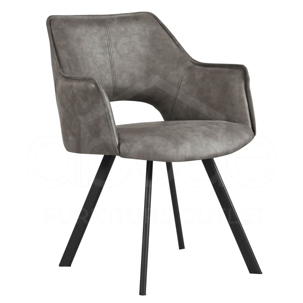 Florence Light Grey Pu Dining Chair Dining Chair