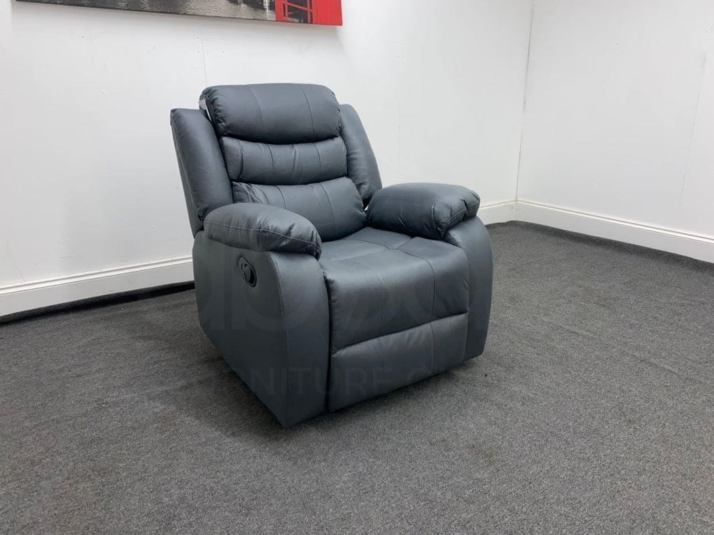 Lawson Graphite Faux Suede Reclining 2 + 1 + 1 Seater Sofa And Armchair Set Sofas