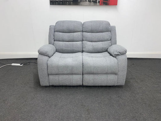 Lawson Grey Fabric 2 Seater Electric / Power Recliner Sofa