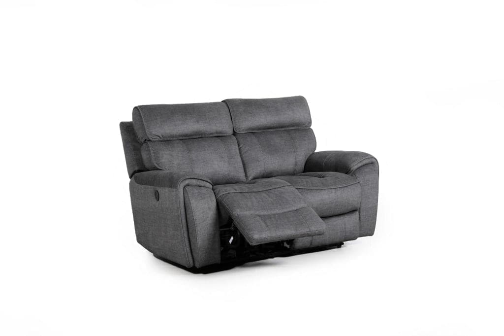 Limited Time Offer! Portebello Electric Recliner Grey Fabric 3 + 2 Seater Sofa Set 2 Only Sofas