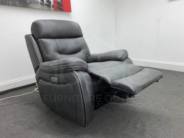 Limited Time Offer! New Vinson Express Smart Tech Armchair Fabric Power Recliner 1 Seater Sofa Sofas
