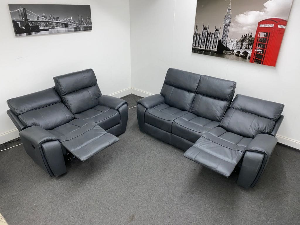 Ronan Electric Recliner 3 Seater + 2 Sofa Set Sofas