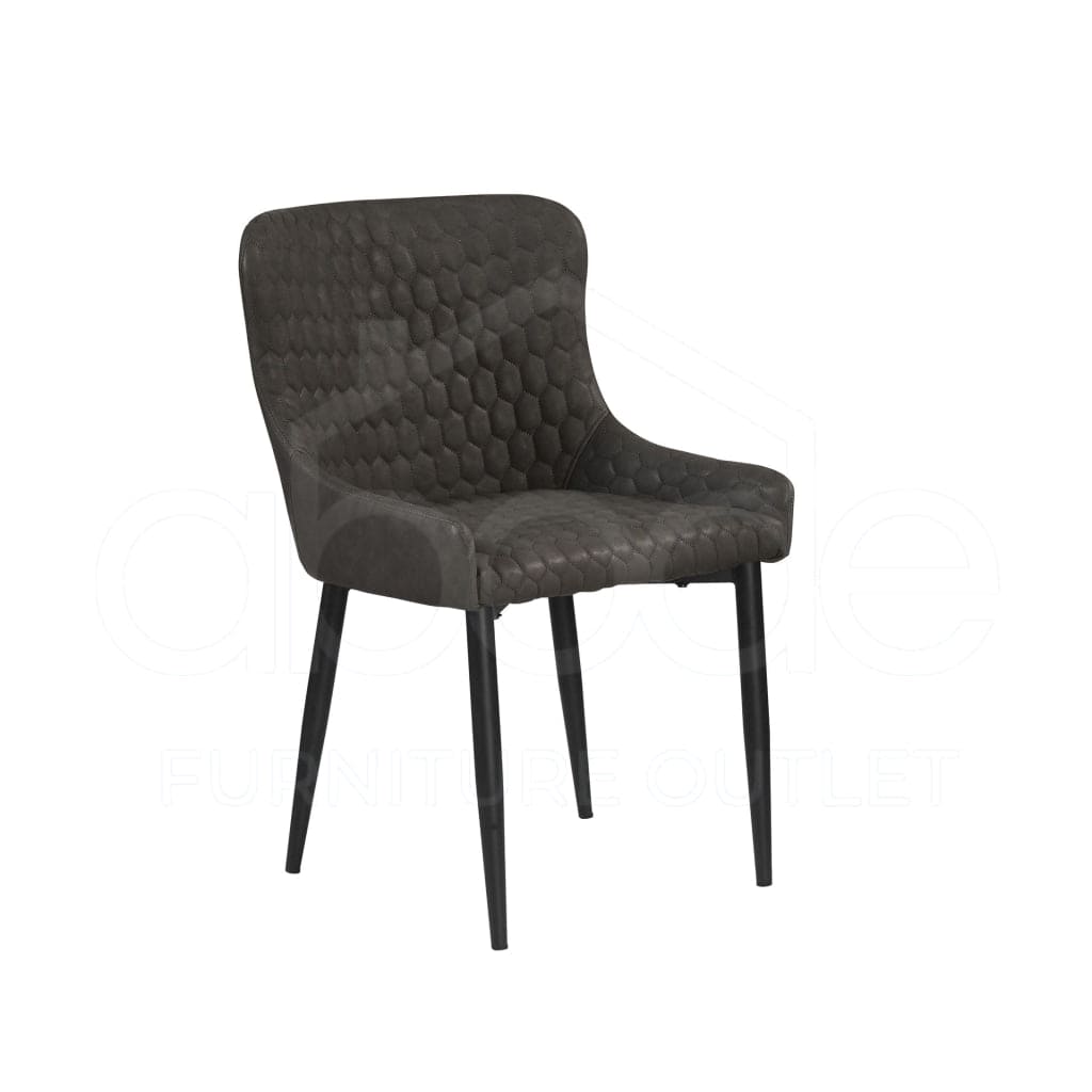 Nerale Dark Grey Pu Dining Chair Dining Chair