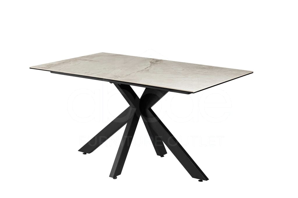 President 1.4M Light Marble Dining Table Dining Table