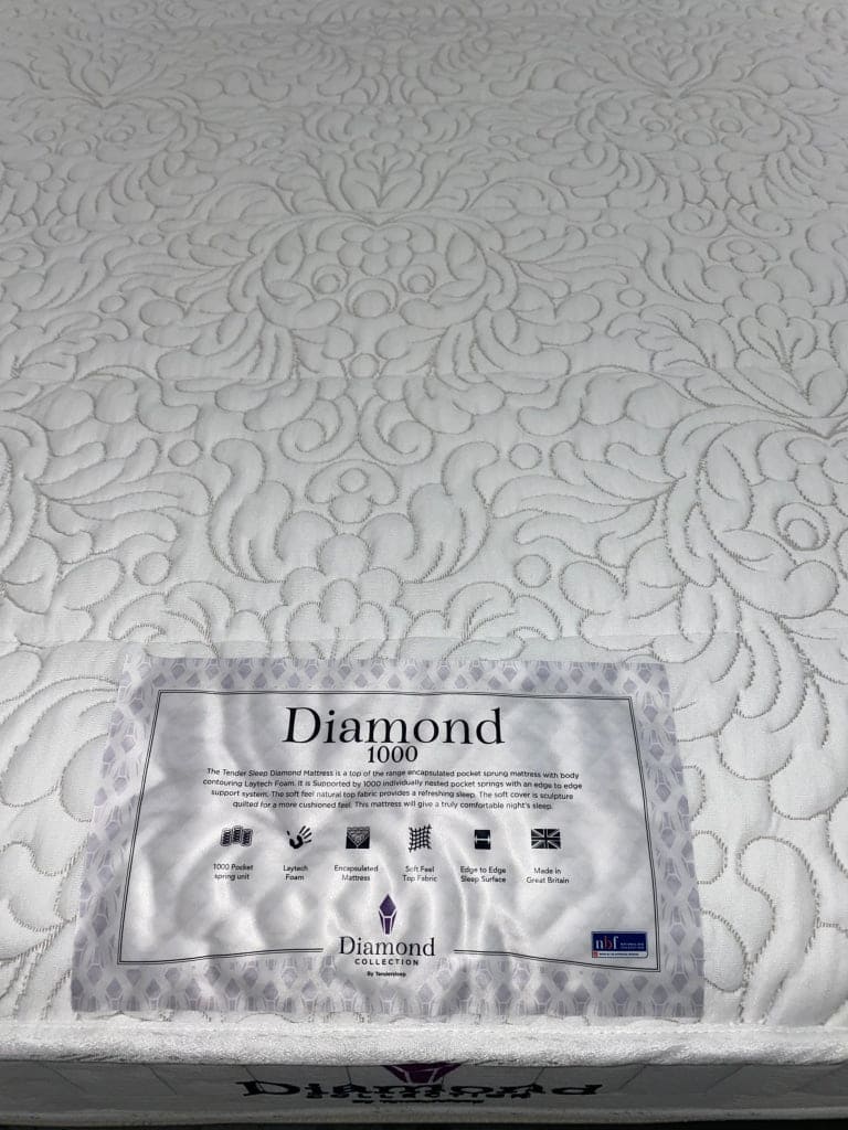This Whole Bed - Diamond 1000 Pocket Mattress & Divan Package King 5Ft