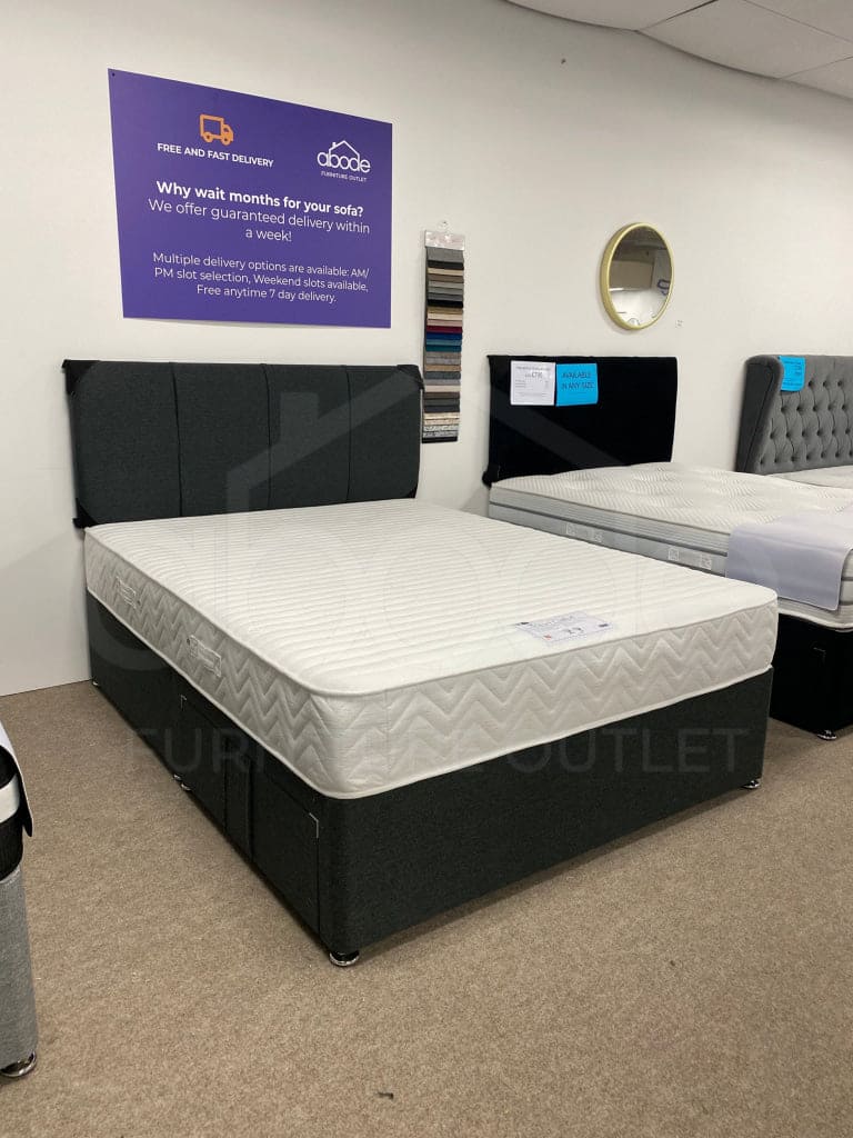 This Whole Bed - Orthopaedic Memory Comfort Foam Extra Firm Mattress & Divan Package Double 4Ft6