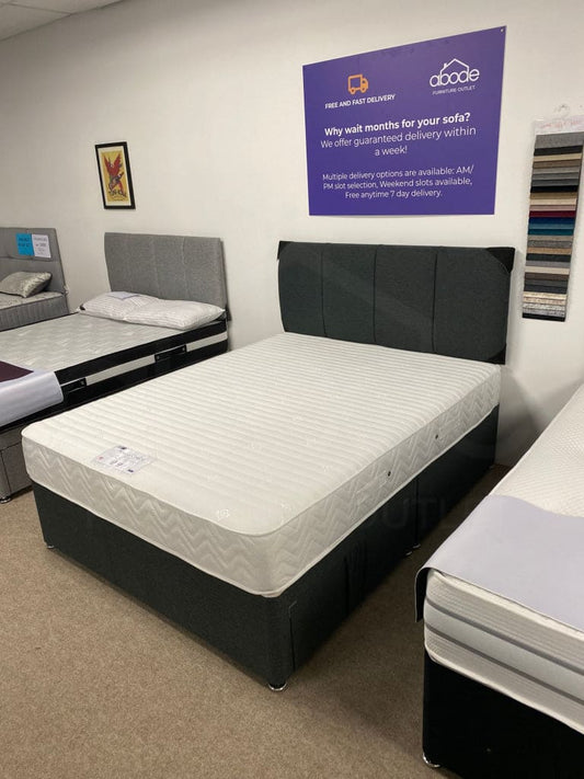 This Whole Bed - Orthopaedic Memory Comfort Foam Extra Firm Mattress & Divan Package Double 4Ft6
