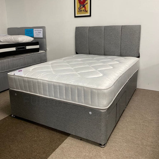 This Whole Bed - The Reo Sprung Mattress & Divan Package King 5Ft