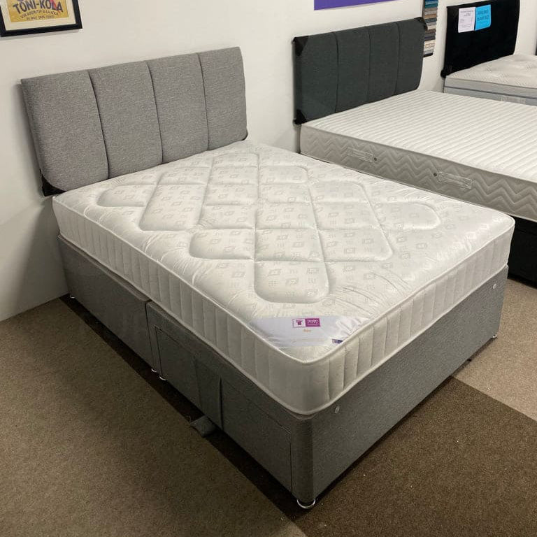 This Whole Bed - The Reo Sprung Mattress & Divan Package King 5Ft